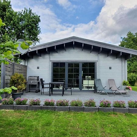 Idyllisches-Blockbohlenhaus-Mit-Eigenem-Garten-Und-Sauna-Zum-Wohlfuehlen Martensrade Exteriér fotografie